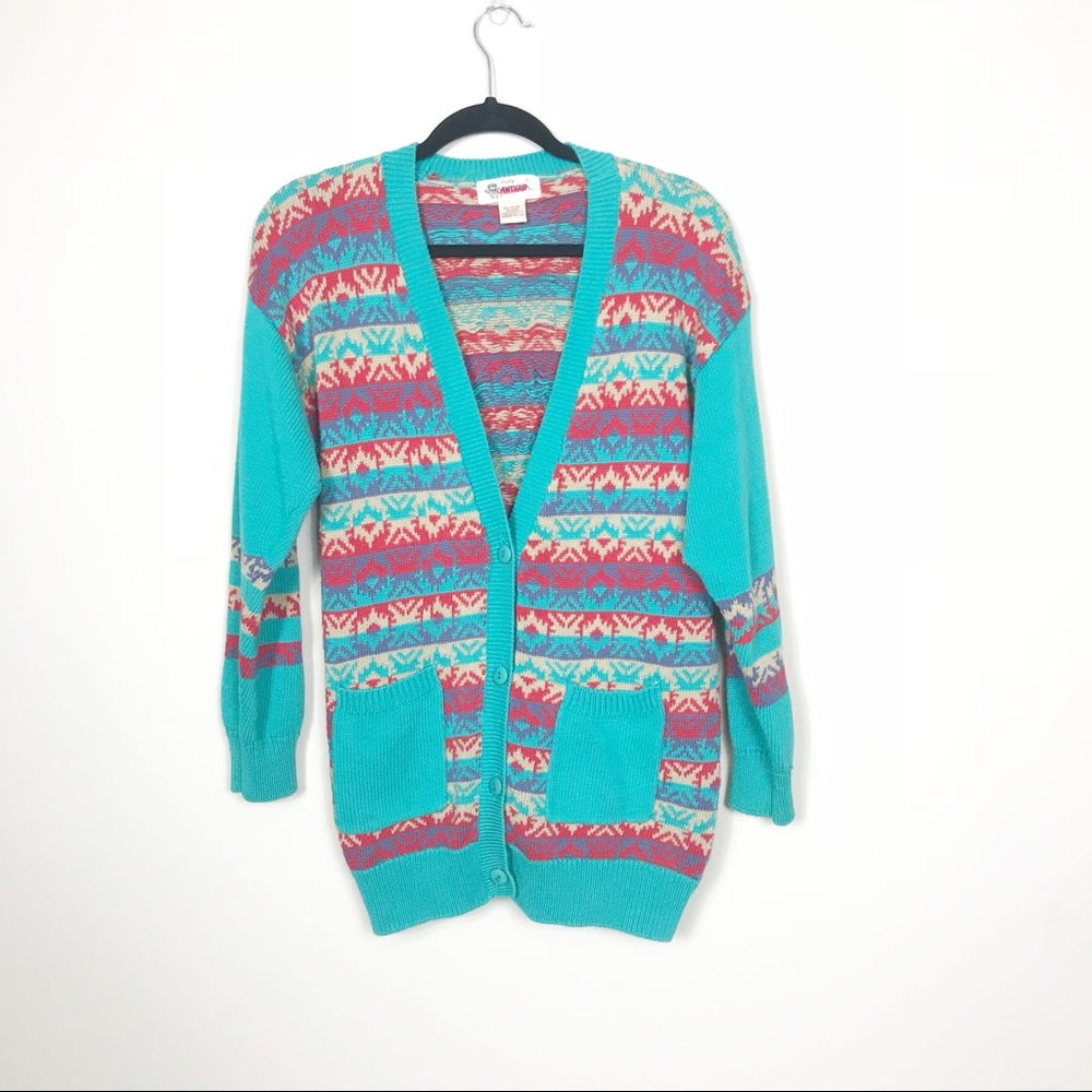 Lady Antigua Button Up Cardigan Sweater